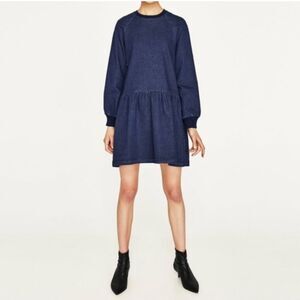 Zara Navy Blue Dress